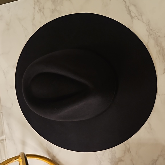 LACK OF COLOR THE GROVE BLACK FEDORA HAT SIZE 57CM (M) - Picture 9 of 15